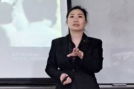 臺灣柏朗有限公司王若瑜行銷副理蒞系演講圖片